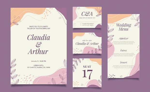 Modern Stationery Frame