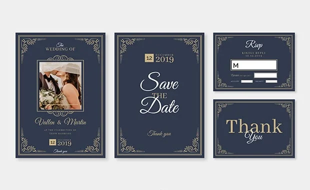 bingkai undangan pernikahan-frame dengan photo