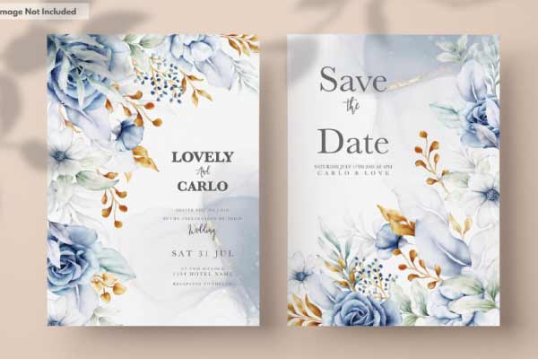 contoh template undangan pernikahan