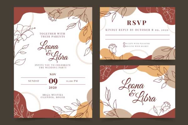 template teracotta wedding