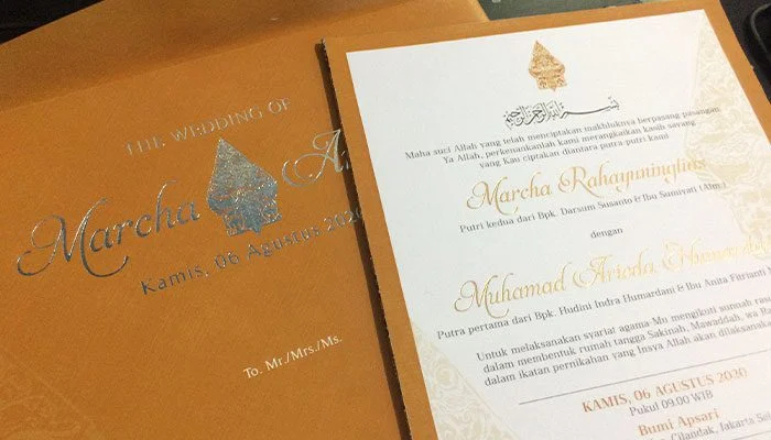 undangan adalah produk percetakan yang masih digunakan saat ini