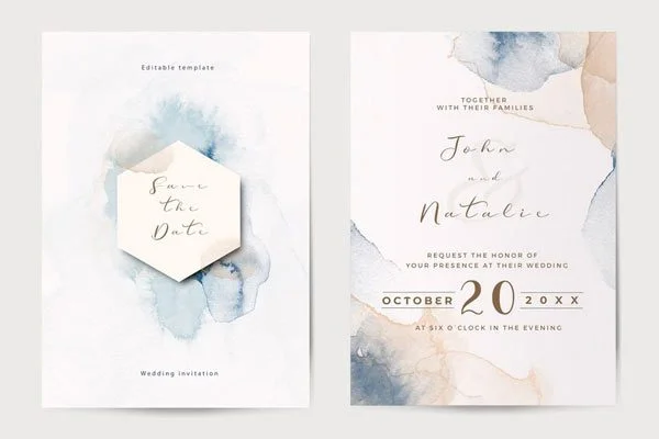 contoh template undangan pernikahan