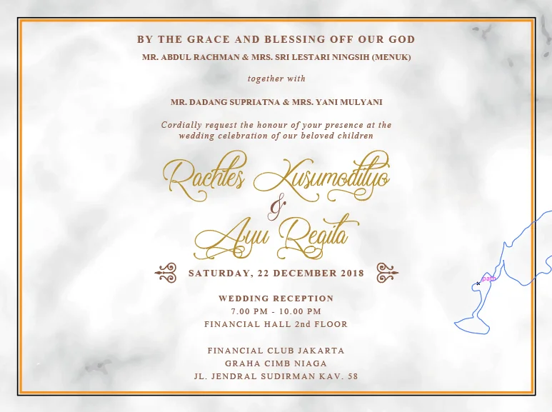 kata kata undangan pernikahan bahasa inggris