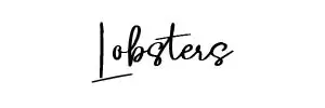 Lobsters font unik dan keren