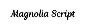 Magnolia Script