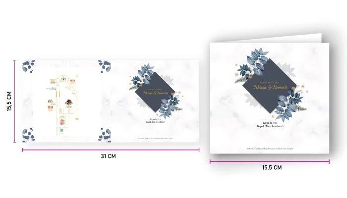 ukuran undangan soft cover warna putih
