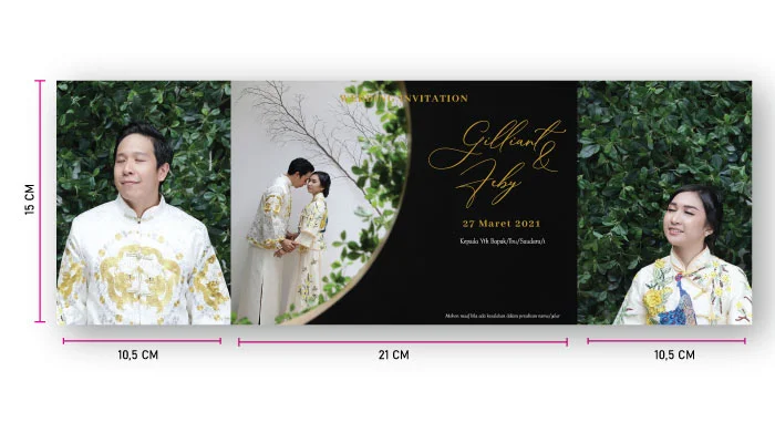 ukuran undangan soft lipat 3