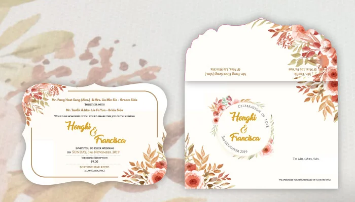 jenis kertas undangan pernikahan elegan