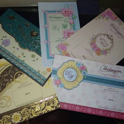 kertas Brief Card untuk undangan pernikahan