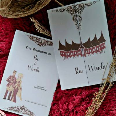 contoh kartu undangan adat minangkabau